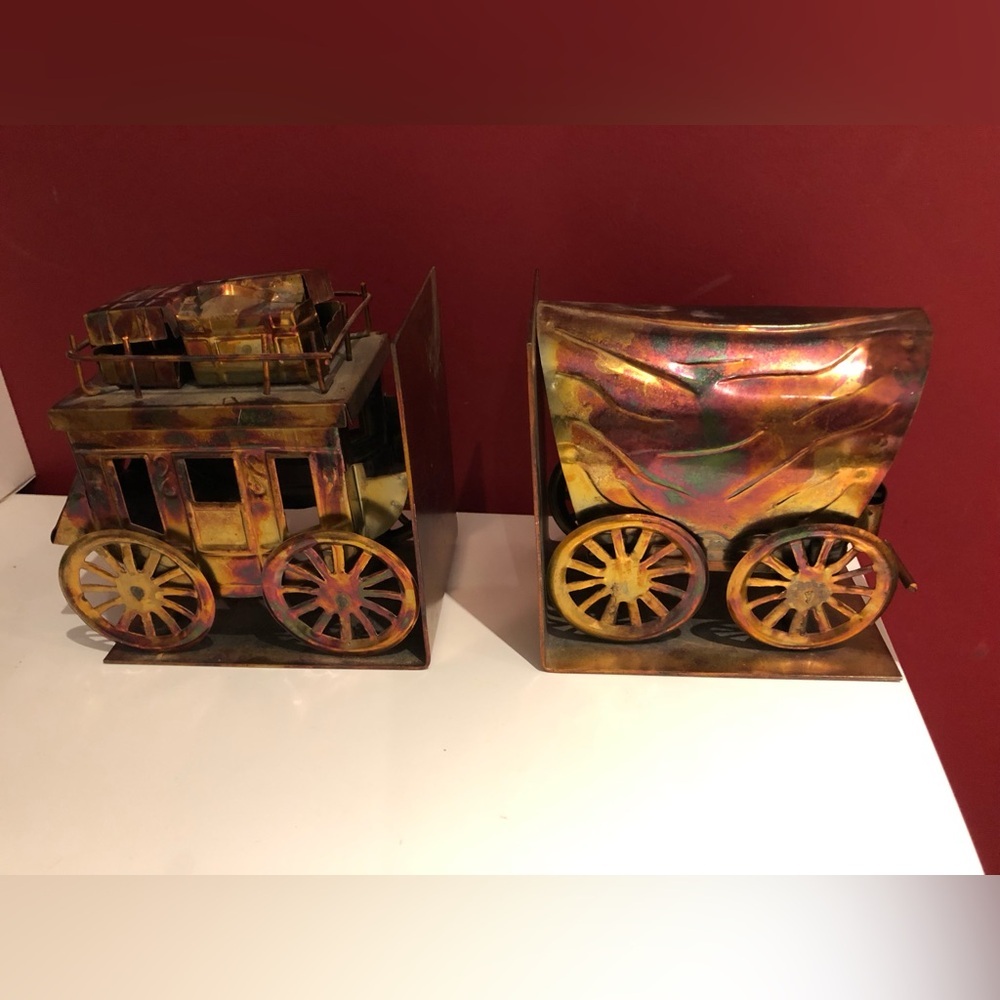 Western Copper Book Ends